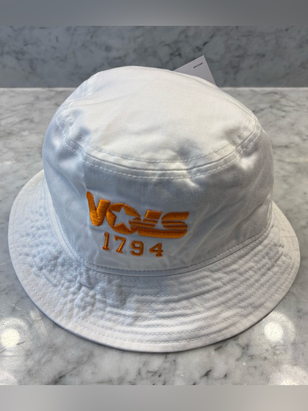 Tennessee Volunteers Retro Vols Nike Legacy Apex Bucket Hat White Men Size Small